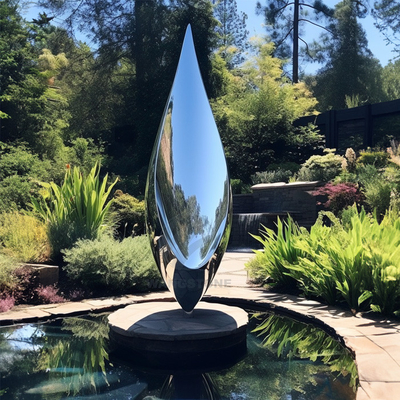 Tranquil Stainless Steel Sculpture Enhancing The Serenity Of Urban Landscapes